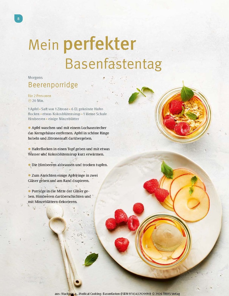 Weitere Ansicht: Medical Cooking: Basenfasten | Sabine Wacker, Martina Huber