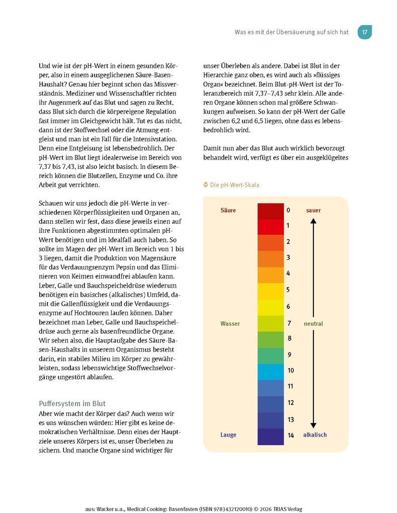 Weitere Ansicht: Medical Cooking: Basenfasten | Sabine Wacker, Martina Huber
