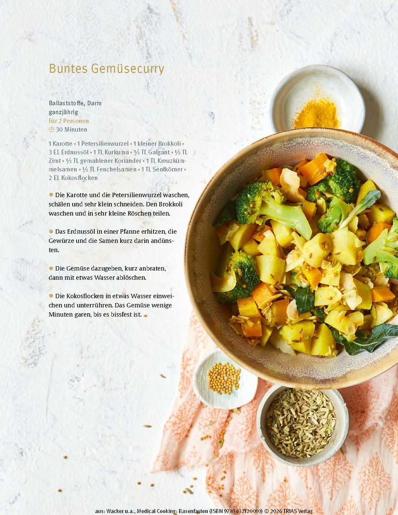 Weitere Ansicht: Medical Cooking: Basenfasten | Sabine Wacker, Martina Huber