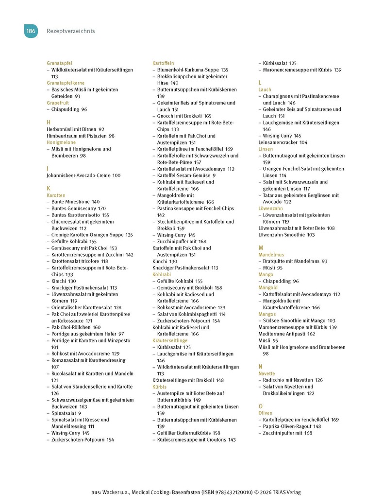 Weitere Ansicht: Medical Cooking: Basenfasten | Sabine Wacker, Martina Huber