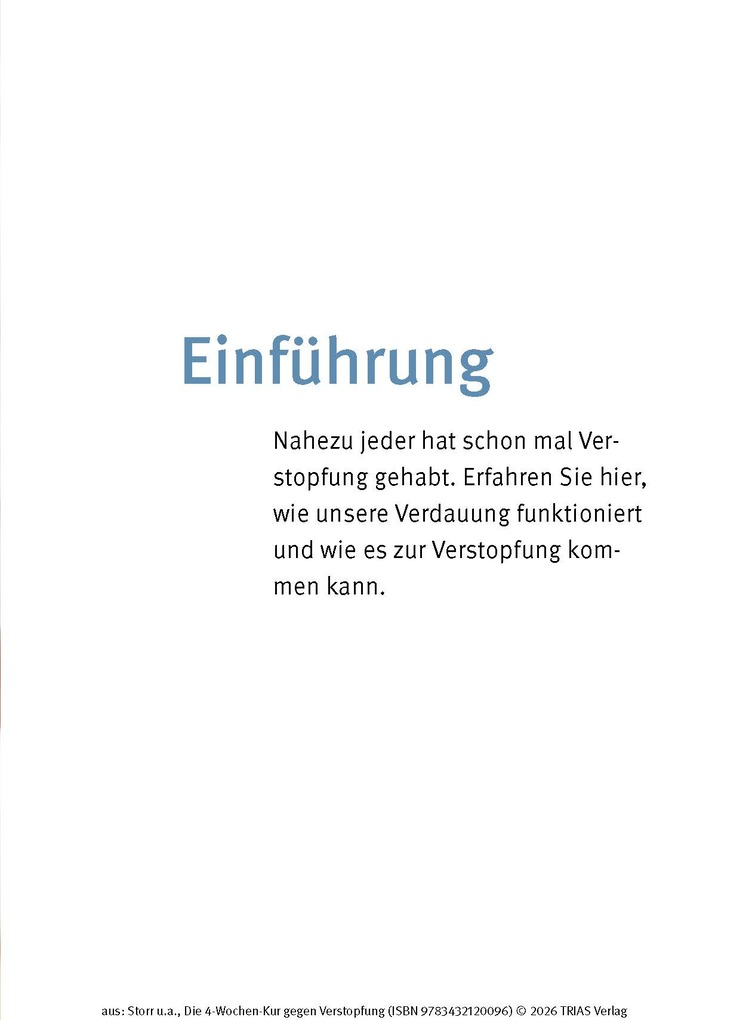 Weitere Ansicht: Die 4-Wochen-Kur gegen Verstopfung | Constanze Storr, Martin Storr