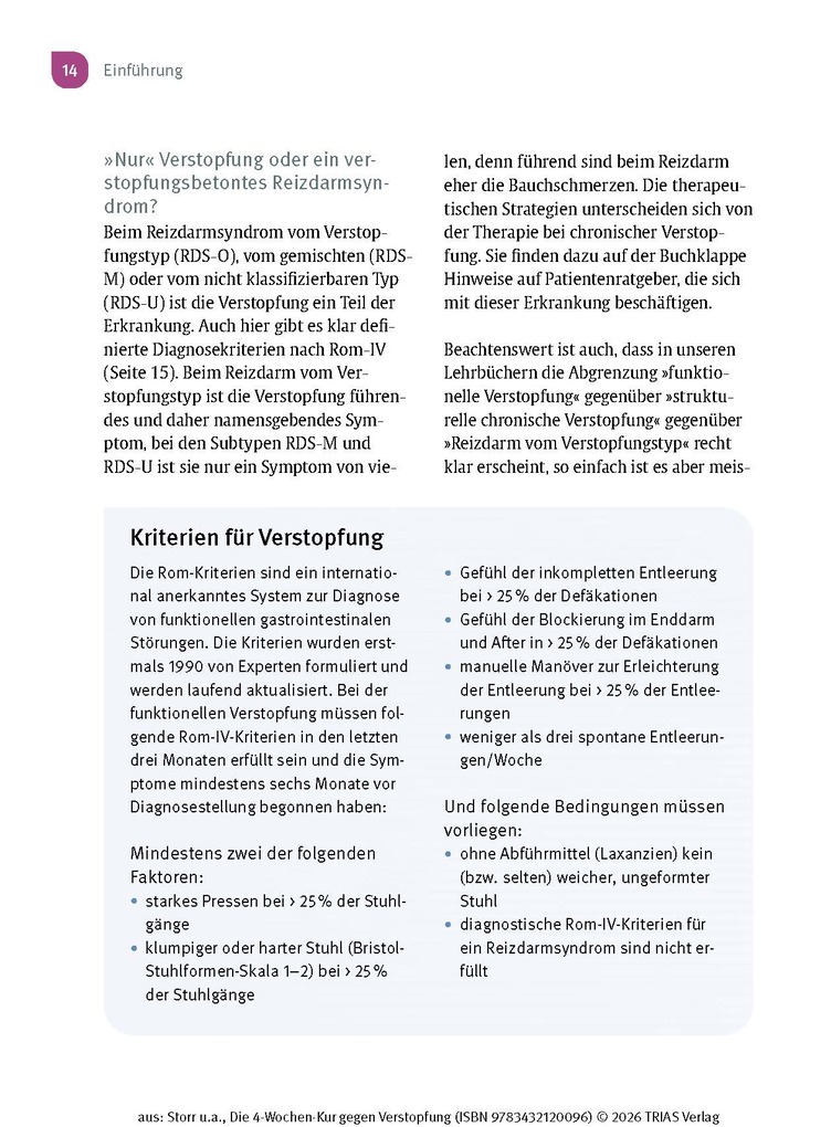 Weitere Ansicht: Die 4-Wochen-Kur gegen Verstopfung | Constanze Storr, Martin Storr