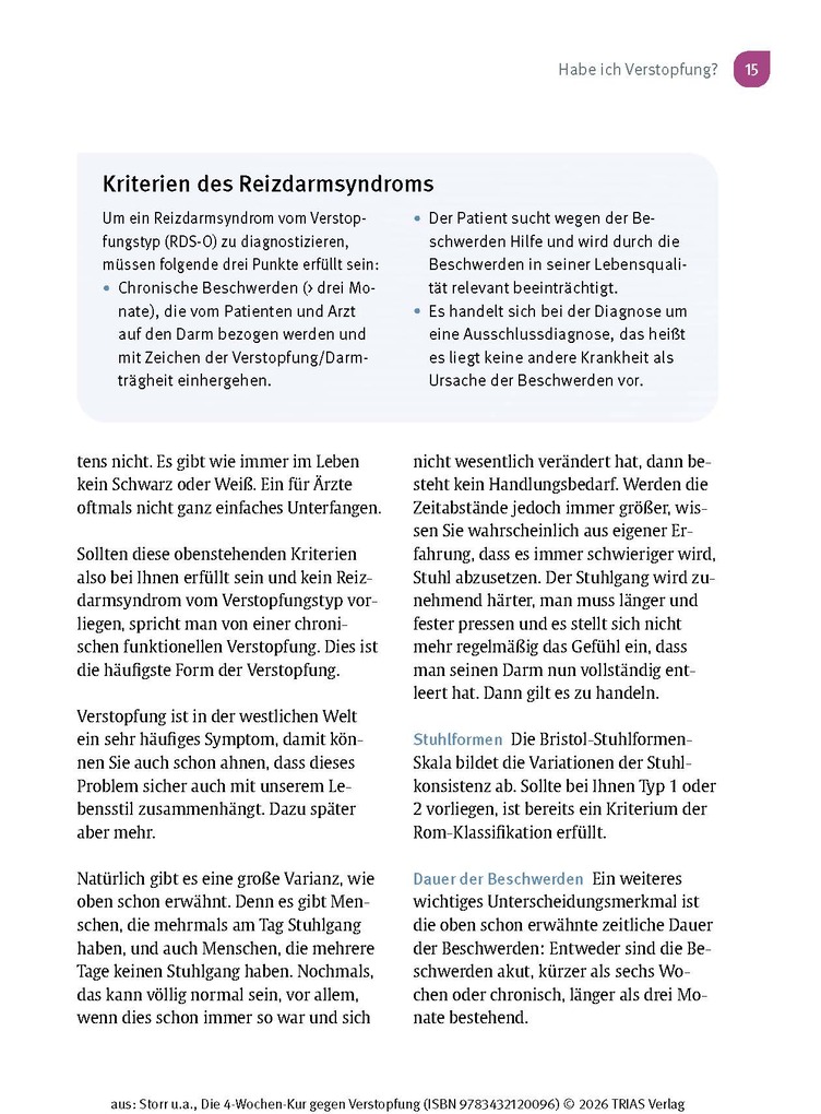Weitere Ansicht: Die 4-Wochen-Kur gegen Verstopfung | Constanze Storr, Martin Storr