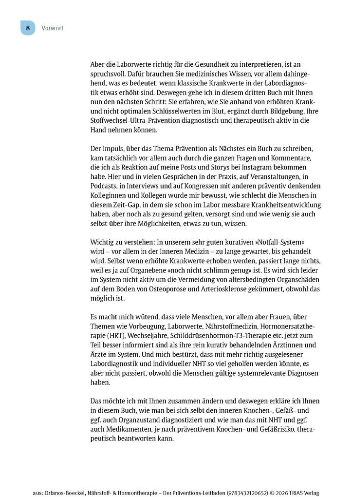 Weitere Ansicht: Nährstoff- & Hormontherapie - Der Präventions-Leitfaden | Helena Orfanos-Boeckel