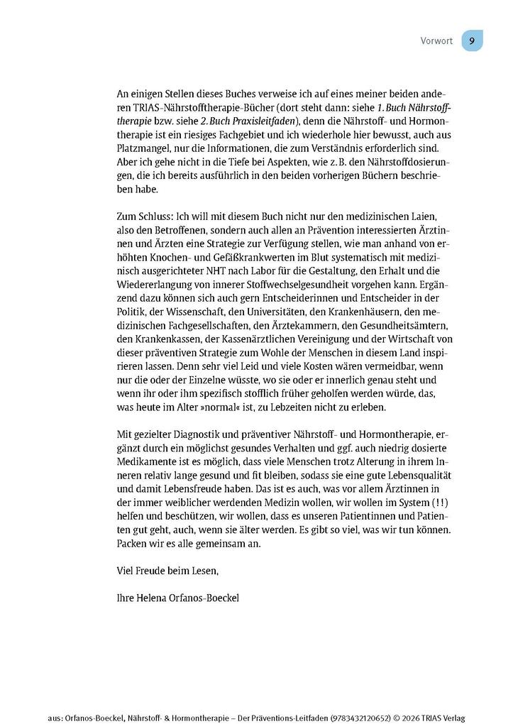 Weitere Ansicht: Nährstoff- & Hormontherapie - Der Präventions-Leitfaden | Helena Orfanos-Boeckel