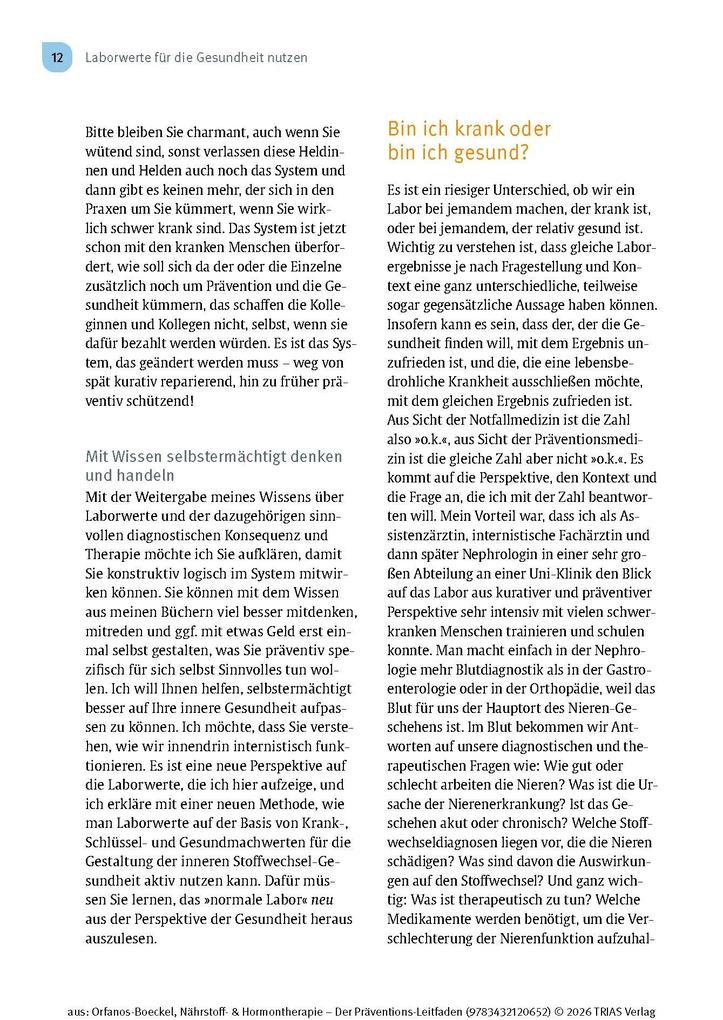 Weitere Ansicht: Nährstoff- & Hormontherapie - Der Präventions-Leitfaden | Helena Orfanos-Boeckel