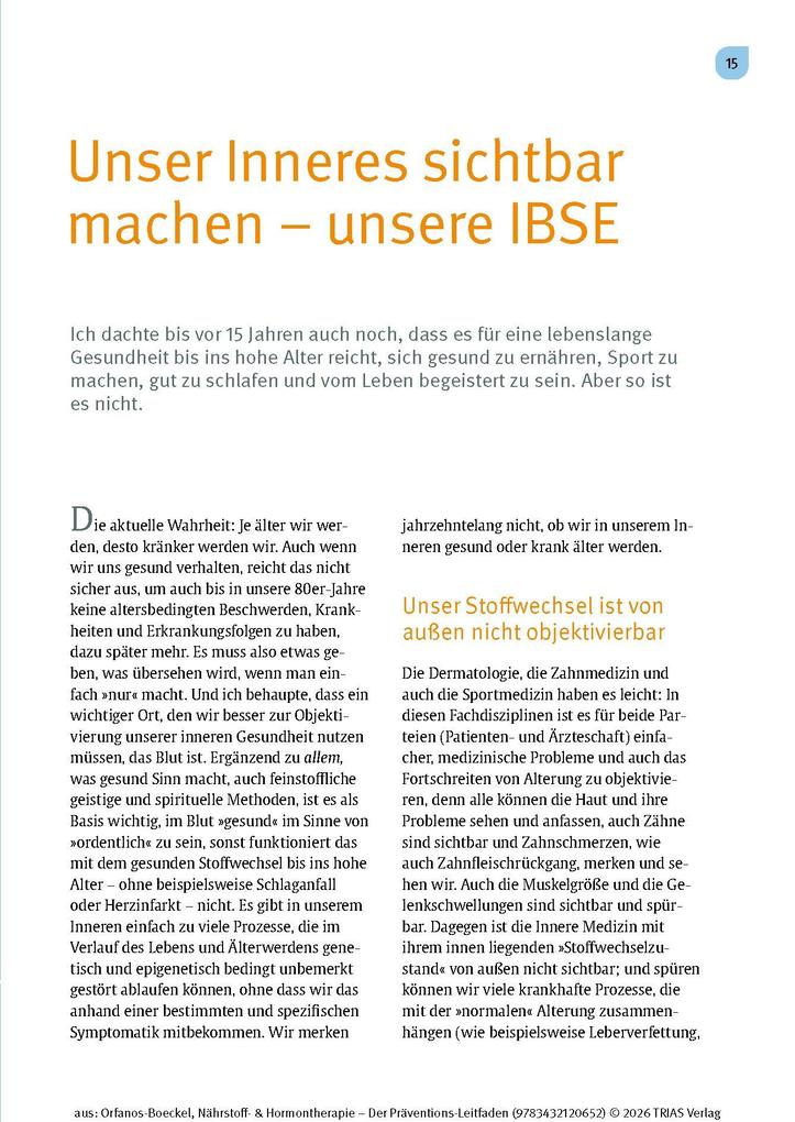 Weitere Ansicht: Nährstoff- & Hormontherapie - Der Präventions-Leitfaden | Helena Orfanos-Boeckel