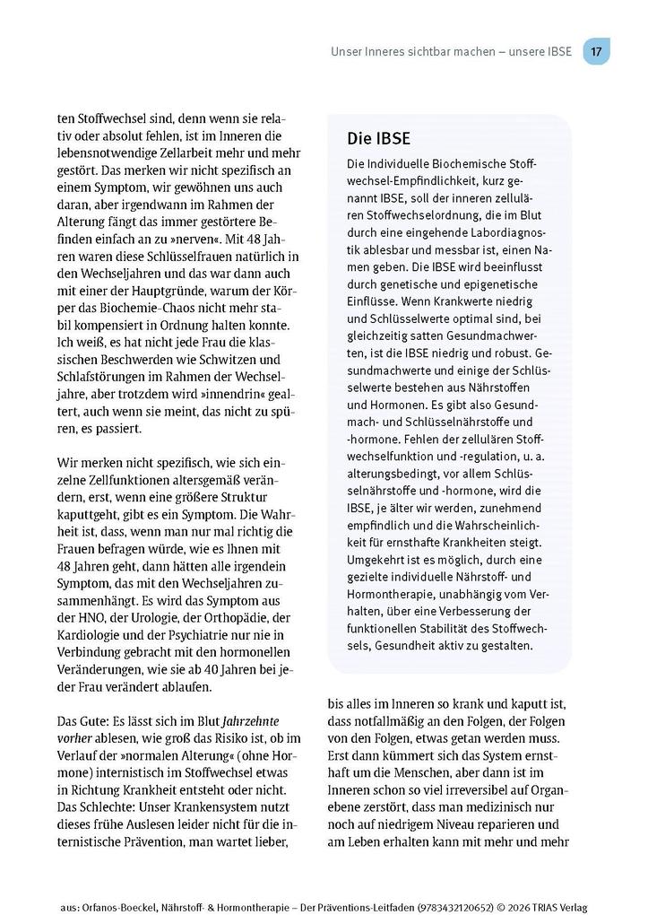 Weitere Ansicht: Nährstoff- & Hormontherapie - Der Präventions-Leitfaden | Helena Orfanos-Boeckel