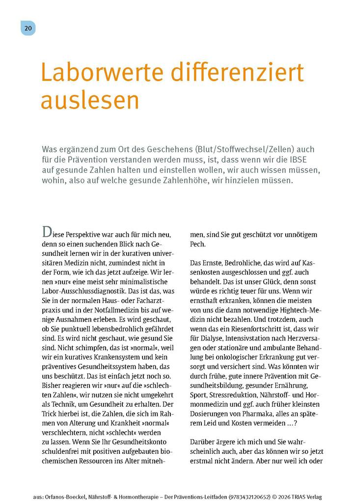 Weitere Ansicht: Nährstoff- & Hormontherapie - Der Präventions-Leitfaden | Helena Orfanos-Boeckel