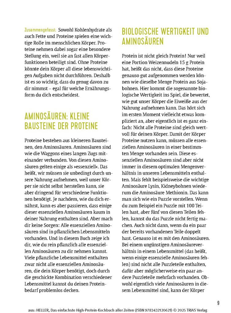 Weitere Ansicht: Das einfachste High-Protein-Kochbuch aller Zeiten | Leandra Heller