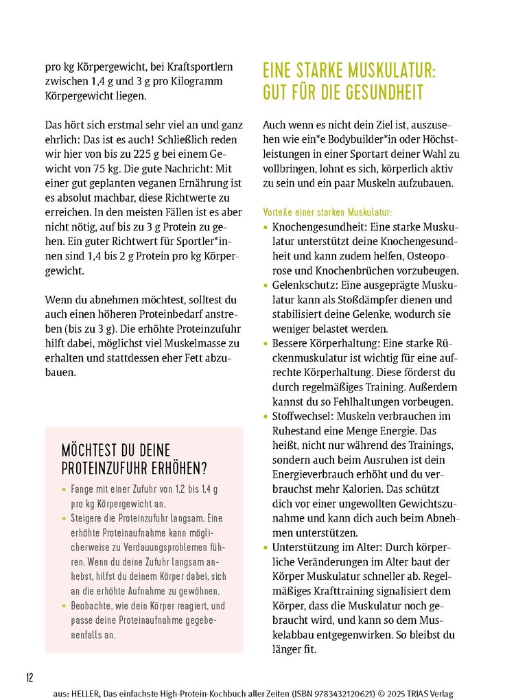 Weitere Ansicht: Das einfachste High-Protein-Kochbuch aller Zeiten | Leandra Heller