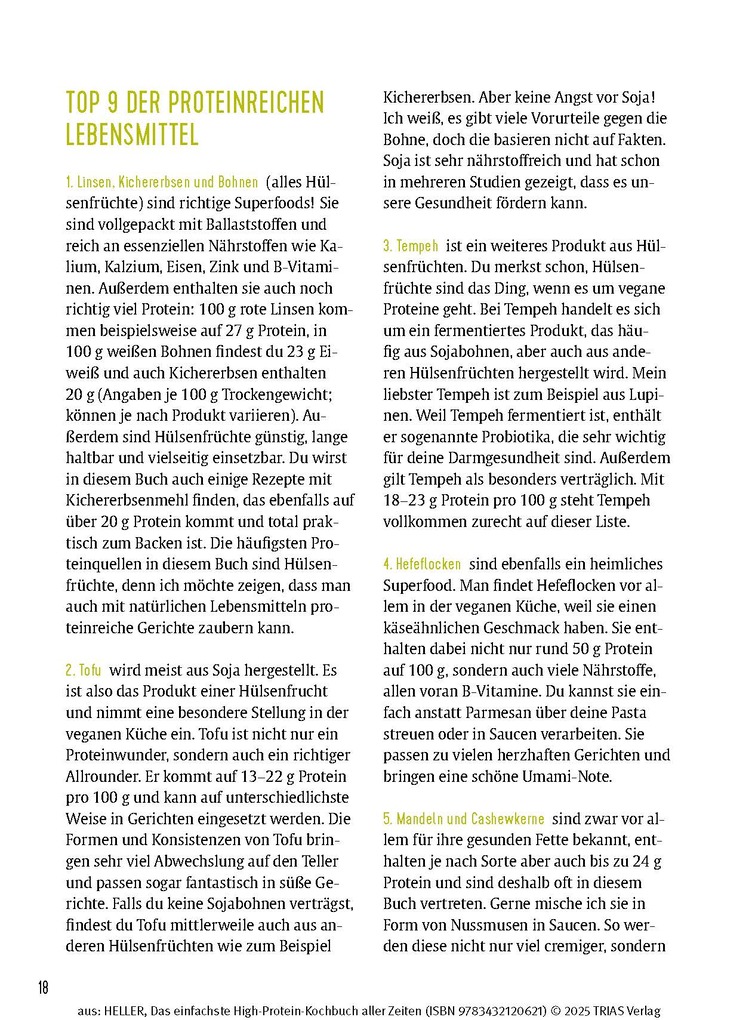 Weitere Ansicht: Das einfachste High-Protein-Kochbuch aller Zeiten | Leandra Heller