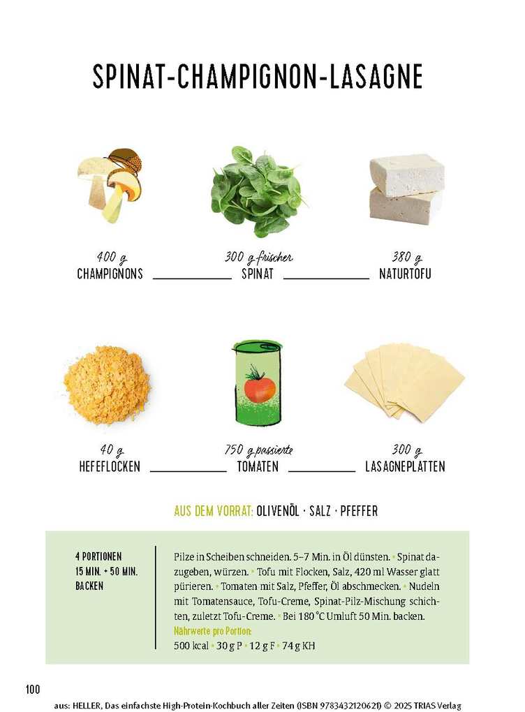 Weitere Ansicht: Das einfachste High-Protein-Kochbuch aller Zeiten | Leandra Heller