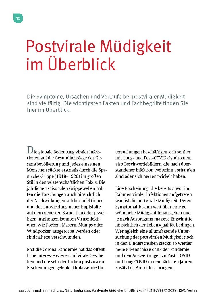 Weitere Ansicht: Naturheilpraxis: Postvirale Müdigkeit | Abbas Schirmohammadi, Philipp Feichtinger
