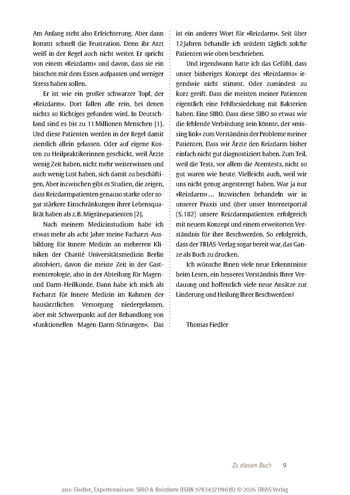 Weitere Ansicht: Expertenwissen: SIBO & Reizdarm | Thomas Fiedler