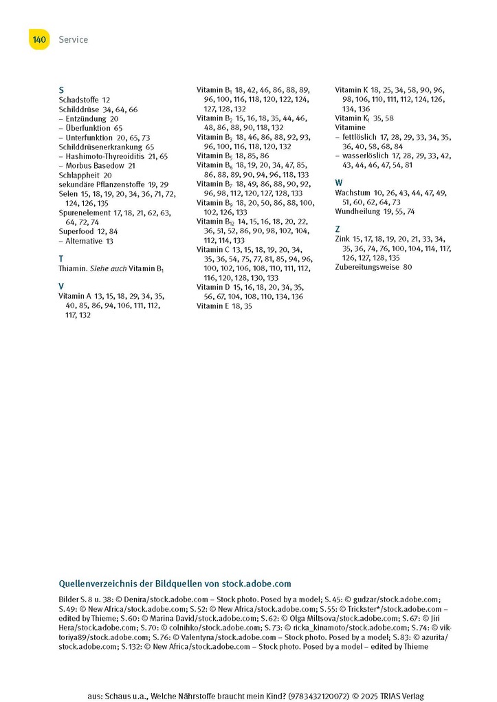 Weitere Ansicht: Welche Nährstoffe braucht mein Kind? | Judith Schaus, Silvia Kraatz, Franziska Delgas