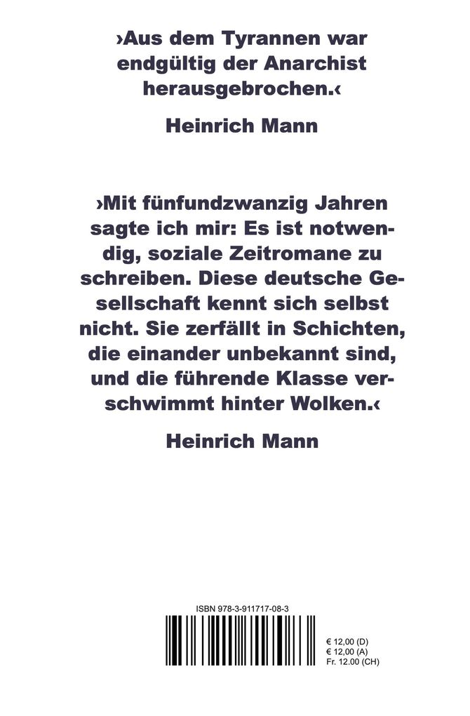 Weitere Ansicht: Professor Unrat | Heinrich Mann