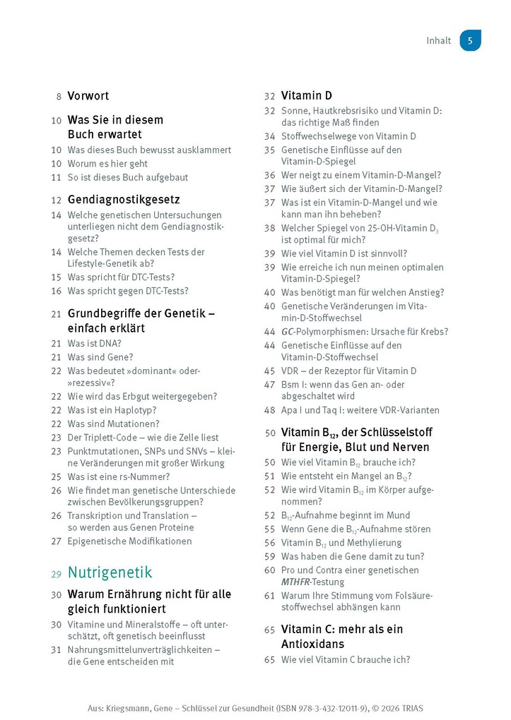 Weitere Ansicht: Gene - Schlüssel zur Gesundheit | Jörg Kriegsmann