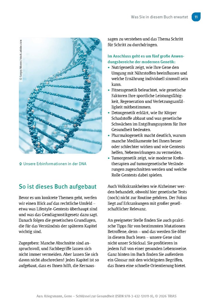 Weitere Ansicht: Gene - Schlüssel zur Gesundheit | Jörg Kriegsmann