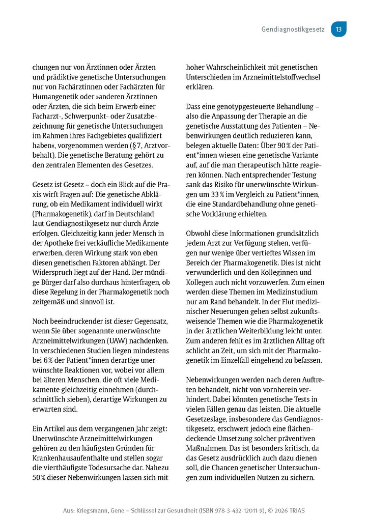 Weitere Ansicht: Gene - Schlüssel zur Gesundheit | Jörg Kriegsmann