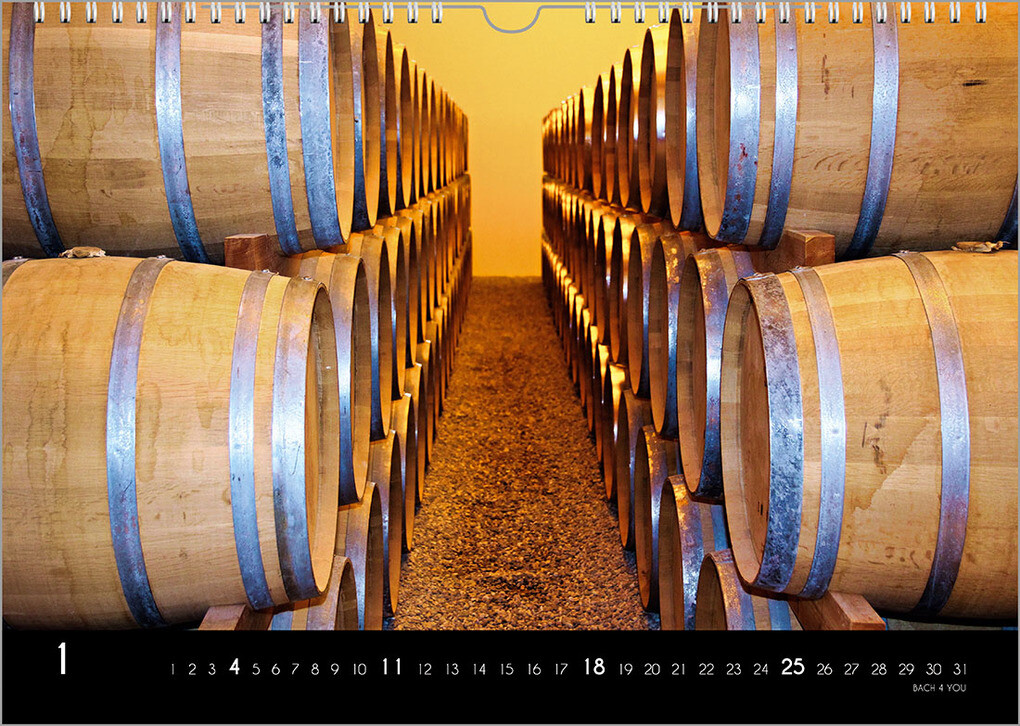 Weitere Ansicht: Der Weinkalender 2026, DIN A4 - ein Fotokalender | Peter Bach jr.