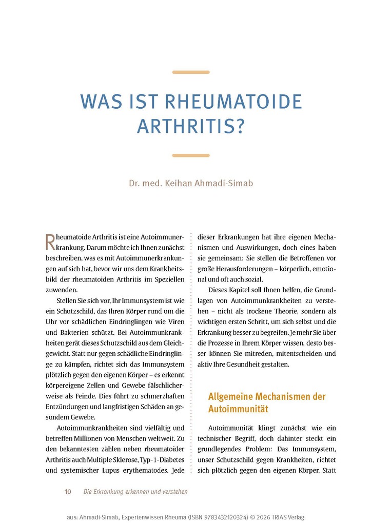 Weitere Ansicht: Expertenwissen: Rheuma | Keihan Ahmadi-Simab