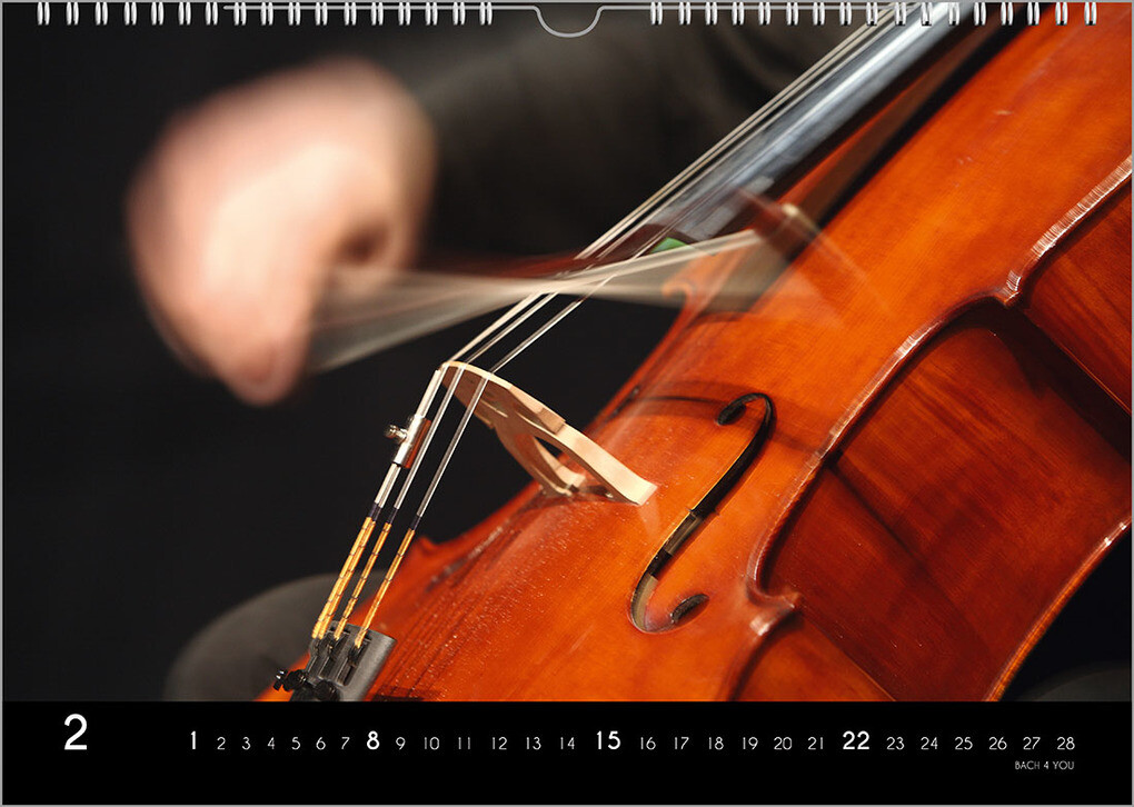 Weitere Ansicht: Der Kalender für Klassik-Musik-Freunde, ein Musik-Kalender, 2026, DIN A3 | Peter Bach jr.