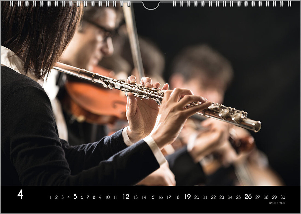 Weitere Ansicht: Der Kalender für Klassik-Musik-Freunde, ein Musik-Kalender, 2026, DIN A3 | Peter Bach jr.