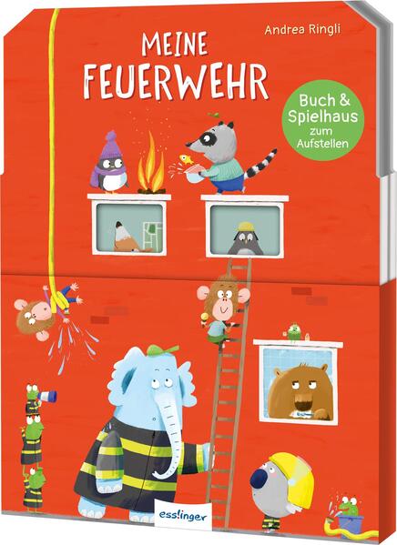 Produktbild: Buch & Spielhaus zum Aufstellen: Meine Feuerwehr