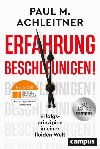 Produktbild: Erfahrung beschleunigen! | Paul M. Achleitner