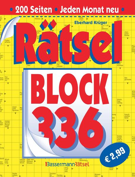 Produktbild: Rätselblock 336 (5 Exemplare à 2,99 EUR) | Eberhard Krüger