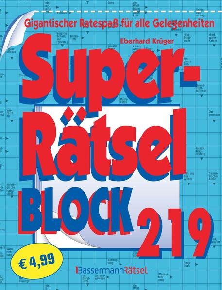 Produktbild: Superrätselblock 219 | Eberhard Krüger