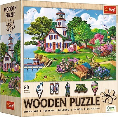 Produktbild: Holz Puzzle 500+1 - Sommer Oase