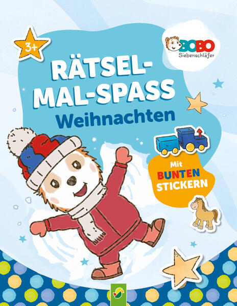 Produktbild: Bobo Siebenschläfer Rätsel-Mal-Spaß Weihnachten. Für Kinder ab 3 Jahren