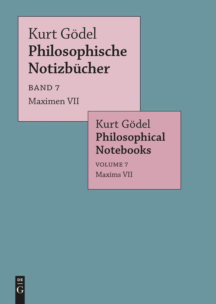 Produktbild: Maximen VII / Maxims VII | Kurt Gödel