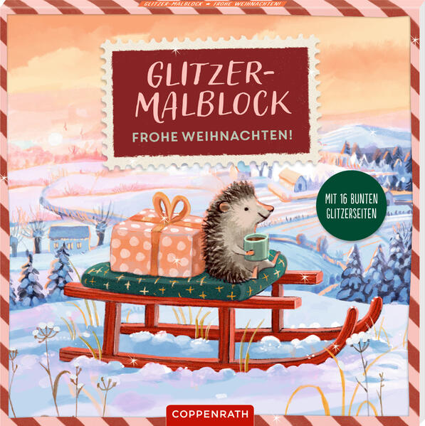 Produktbild: Glitzer-Malblock - Frohe Weihnachten!
