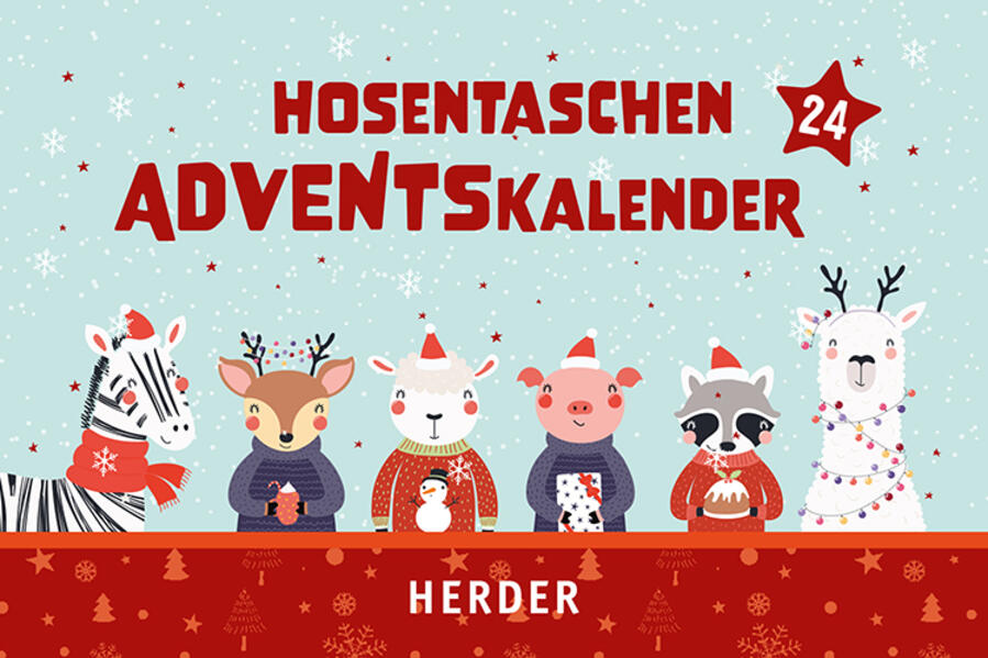 Produktbild: Hosentaschenadventskalender 2025 - mit Illustrationen