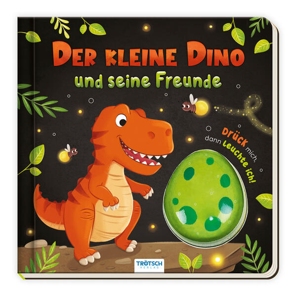 Produktbild: TRÖTSCH - Pappenbuch Leuchtbuch Der kleine Dino und seine Freunde| Ab 2 Jahren