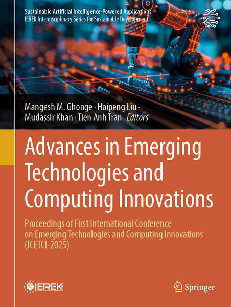 Produktbild: Advances in Emerging Technologies and Computing Innovations