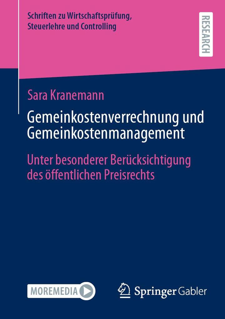 Produktbild: Gemeinkostenverrechnung und Gemeinkostenmanagement | Sara Kranemann