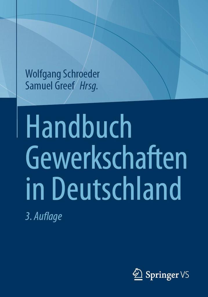 Produktbild: Handbuch Gewerkschaften in Deutschland
