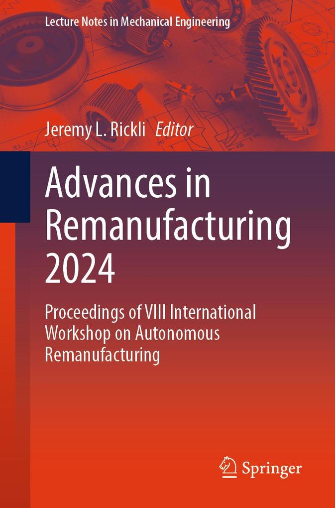 Produktbild: Advances in Remanufacturing 2024