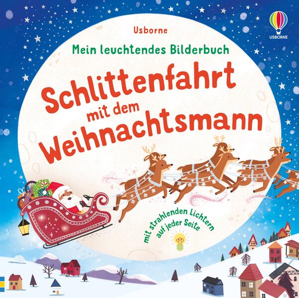 Produktbild: Mein leuchtendes Bilderbuch: Schlittenfahrt mit dem Weihnachtsmann | Sam Taplin