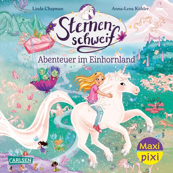 Produktbild: Maxi Pixi 510: VE 5: Sternenschweif: Abenteuer im Einhornland (5 Exemplare) | Linda Chapman