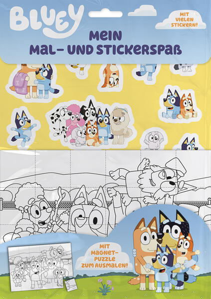 Produktbild: Bluey: Mein Mal- und Stickerspaß | Panini
