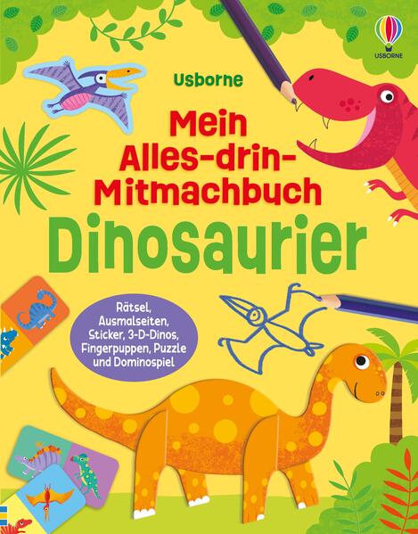 Produktbild: Mein Alles-drin-Mitmachbuch: Dinosaurier | Kirsteen Robson