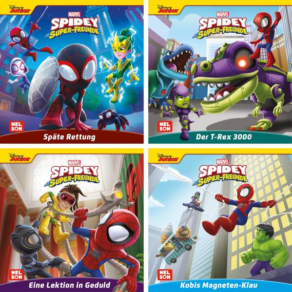 Produktbild: 4er-Set Maxi-Mini 53: MARVEL: Spidey und seine Super-Freunde
