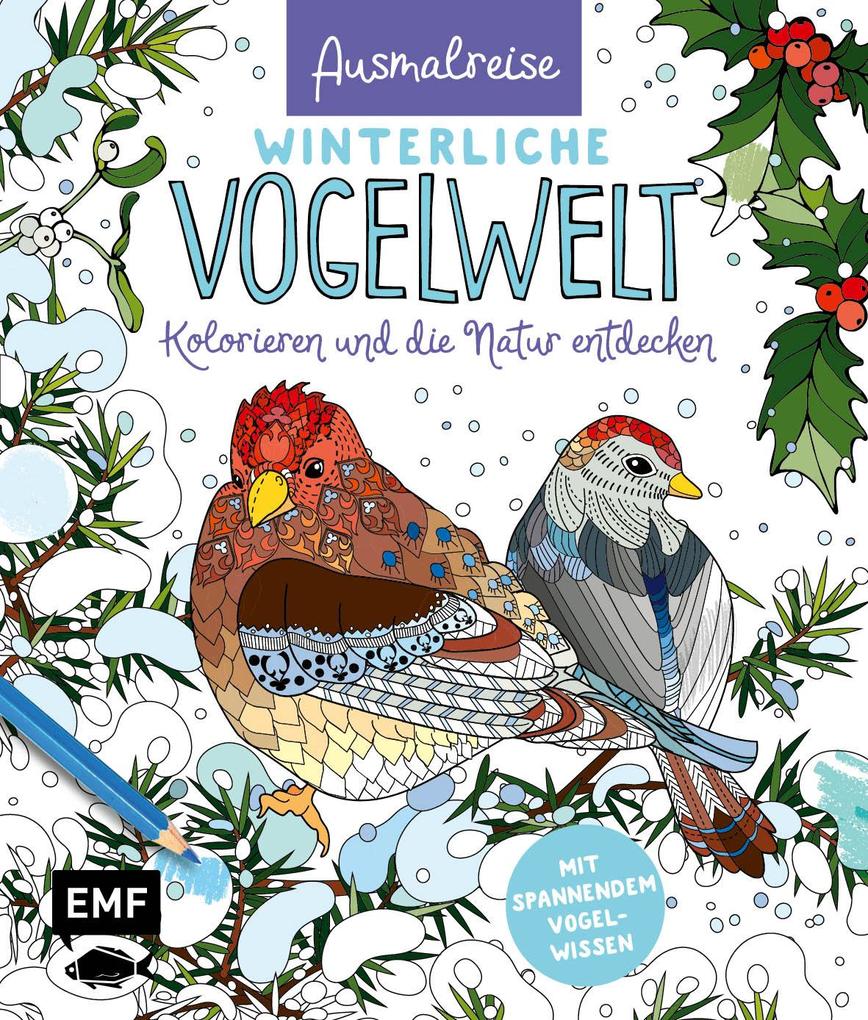 Produktbild: Ausmalreise Winterliche Vogelwelt