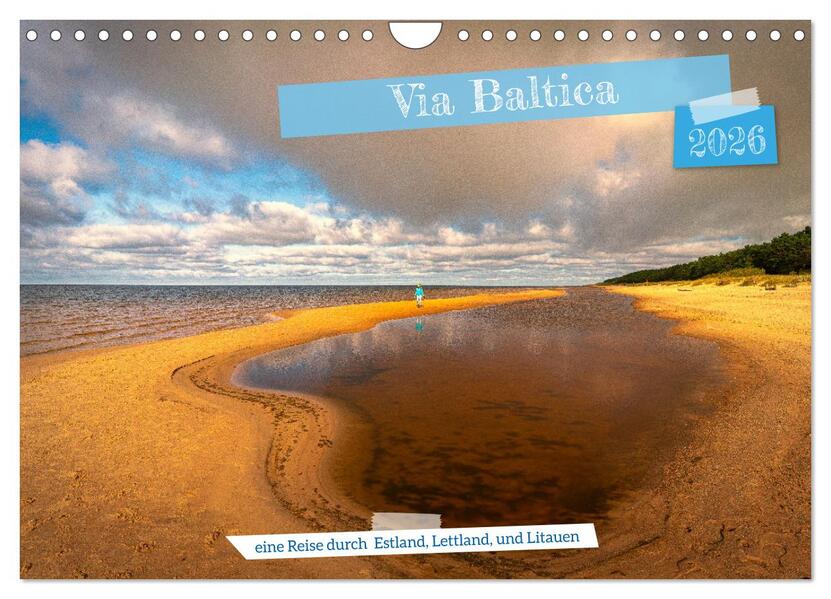 Produktbild: Via Baltica - eine Reise durch Estland, Lettland und Litauen (Wandkalender 2026 DIN A4 quer), CALVENDO Monatskalender | Ulrich Männel, Calvendo