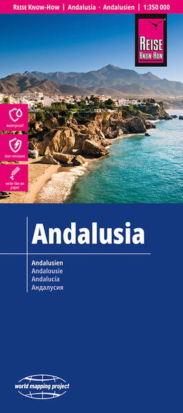 Produktbild: Reise Know-How Landkarte Andalusien / Andalusia (1:350.000)